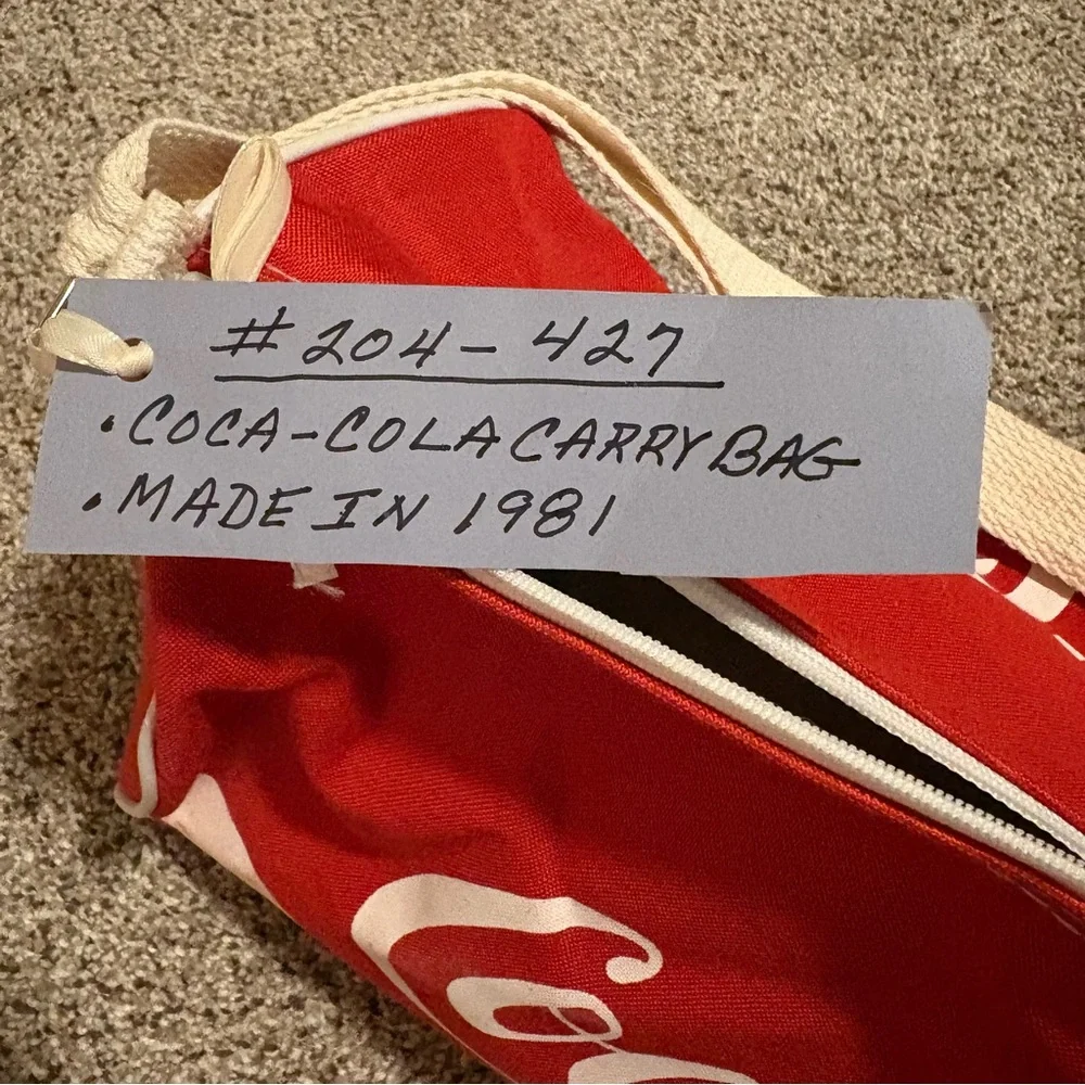 NWT vintage Coca-Cola carryall bag - Picture 6 of 6